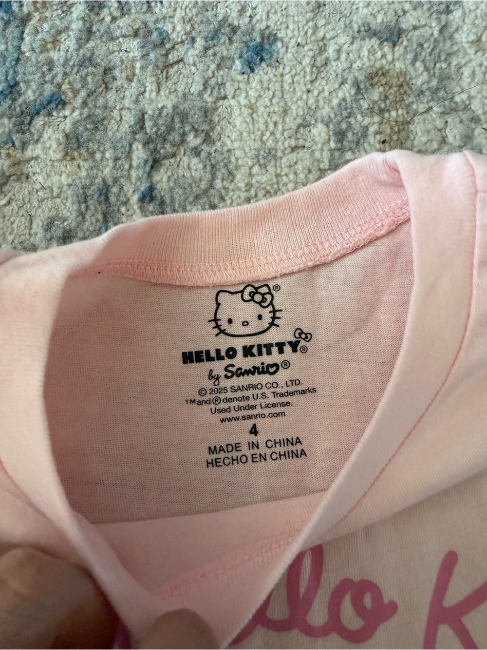 Hello Kitty Matching Set 4t - Picture 4 of 4